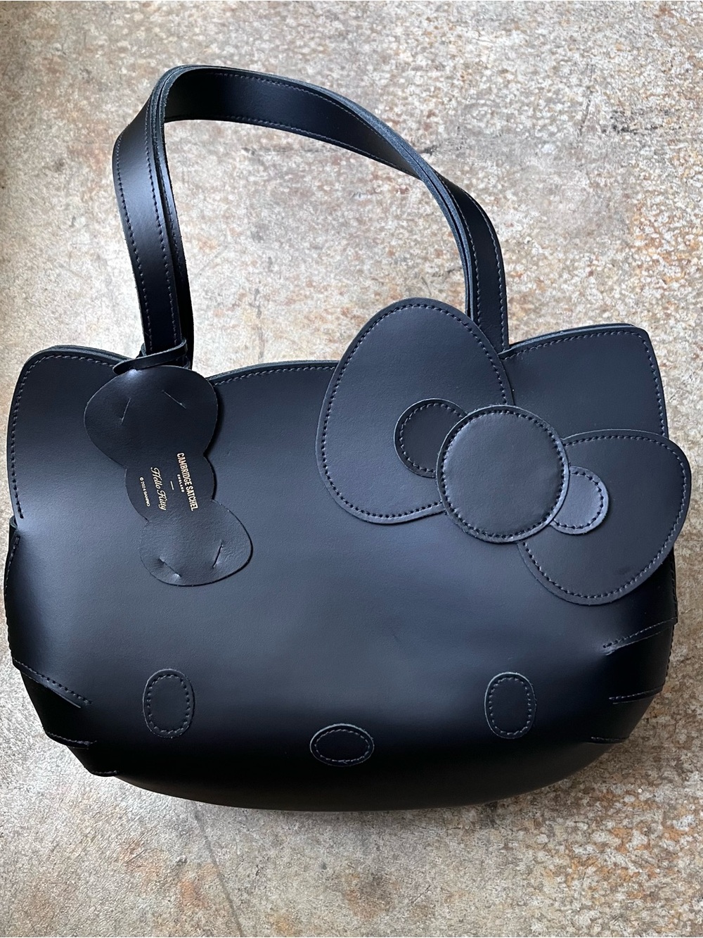 Hello Kitty Cambridge Satchel Black Face Tote
